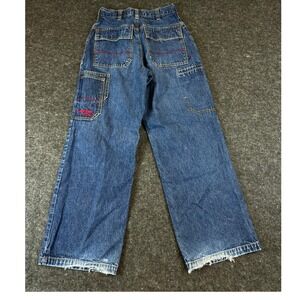 Vans Off The Wall Vintage Carpenter Jeans Womens 25 Skate Wide Leg Skate